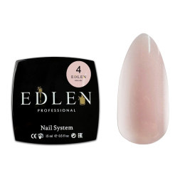 Полігель Edlen Professional Poly Gel 04. бежевий. 15 мл