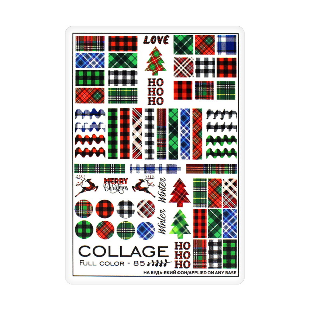 Слайдер-дизайн Collage FC-85 Орнамент новорічний