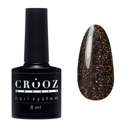 Топ для гель-лака без липкого слоя Crooz Crystal Top Gold с шиммером 8 мл