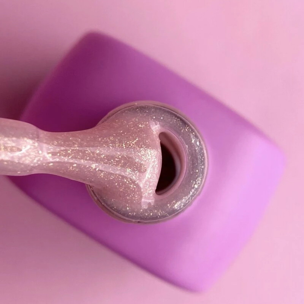 Жидкий гель Luna Light Acrygel 52 для наращивания розово-бежевый со слюдой 13 мл