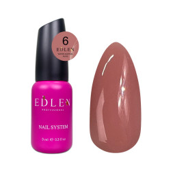 Жидкий гель Edlen Professional Water Acrygel Nude 06. какао. 9 мл