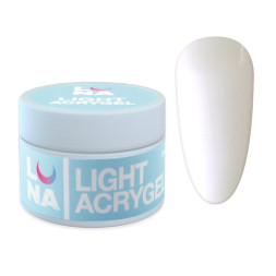 Рідкий гель Luna Light Acrygel 03 для нарощування молочний 30 мл