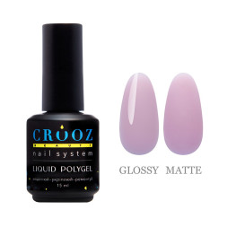 Рідкий полігель Crooz Liquid Polygel 05 сіро-бузковий 15 мл