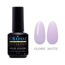 Рідкий полігель Crooz Liquid Polygel 06 рожево-бузковий 15 мл