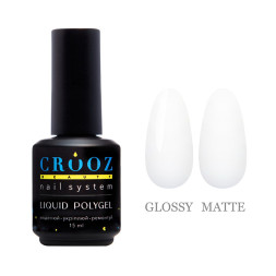 Рідкий полігель Crooz Liquid Polygel 07 молочний 15 мл