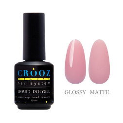 Рідкий полігель Crooz Liquid Polygel 09 рожевий 15 мл
