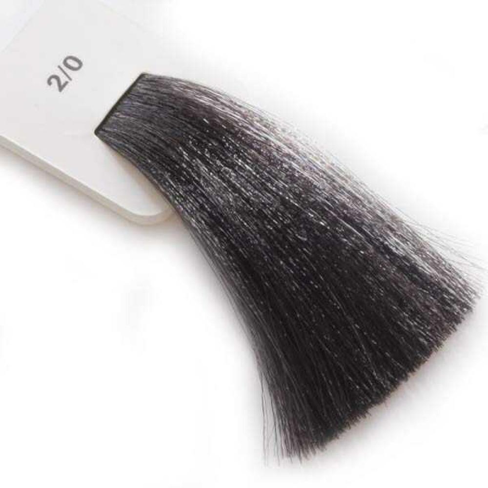 Крем-краска для волос Lisap LK Creamcolor OPC 2/0. брюнет. 100 мл