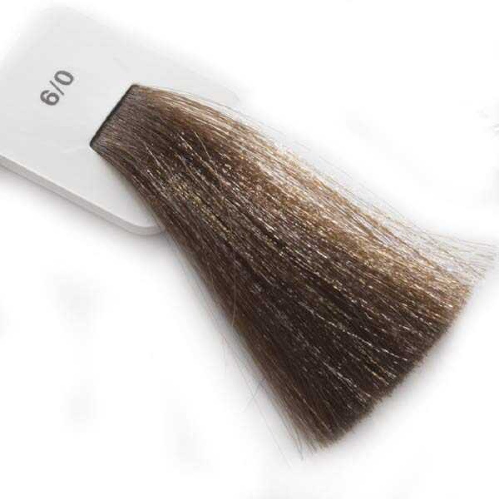 Крем-краска для волос Lisap LK Creamcolor OPC 6/0, темный блондин, 100 мл
