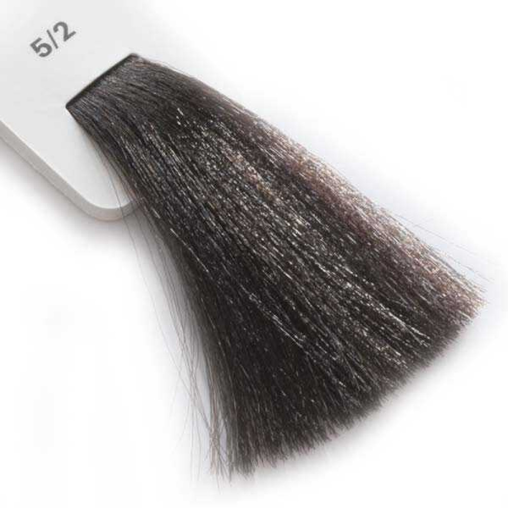 Крем-краска для волос Lisap LK Creamcolor OPC 5/2. светлый шатен пепельный. 100 мл