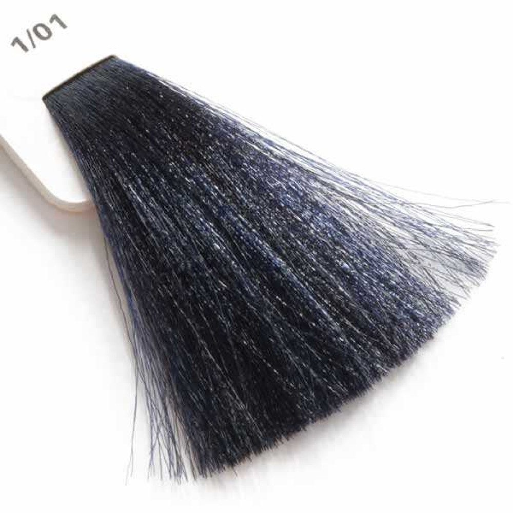 Крем-краска для волос Lisap LK Creamcolor OPC 1/01, иссиня-черный, 100 мл