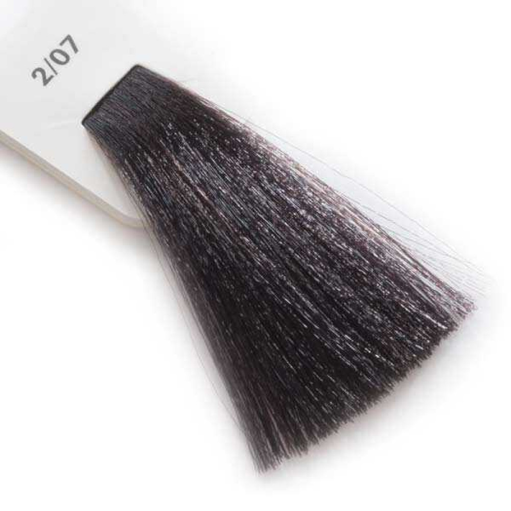 Крем-краска для волос Lisap LK Creamcolor OPC 2/07, брюнет натуральный бежевый, 100 мл