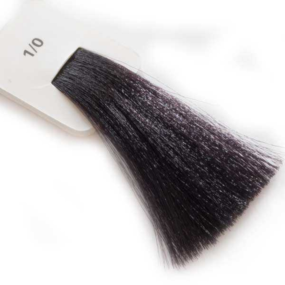 Крем-краска для волос Lisap LK Creamcolor OPC 1/0. черный. 100 мл