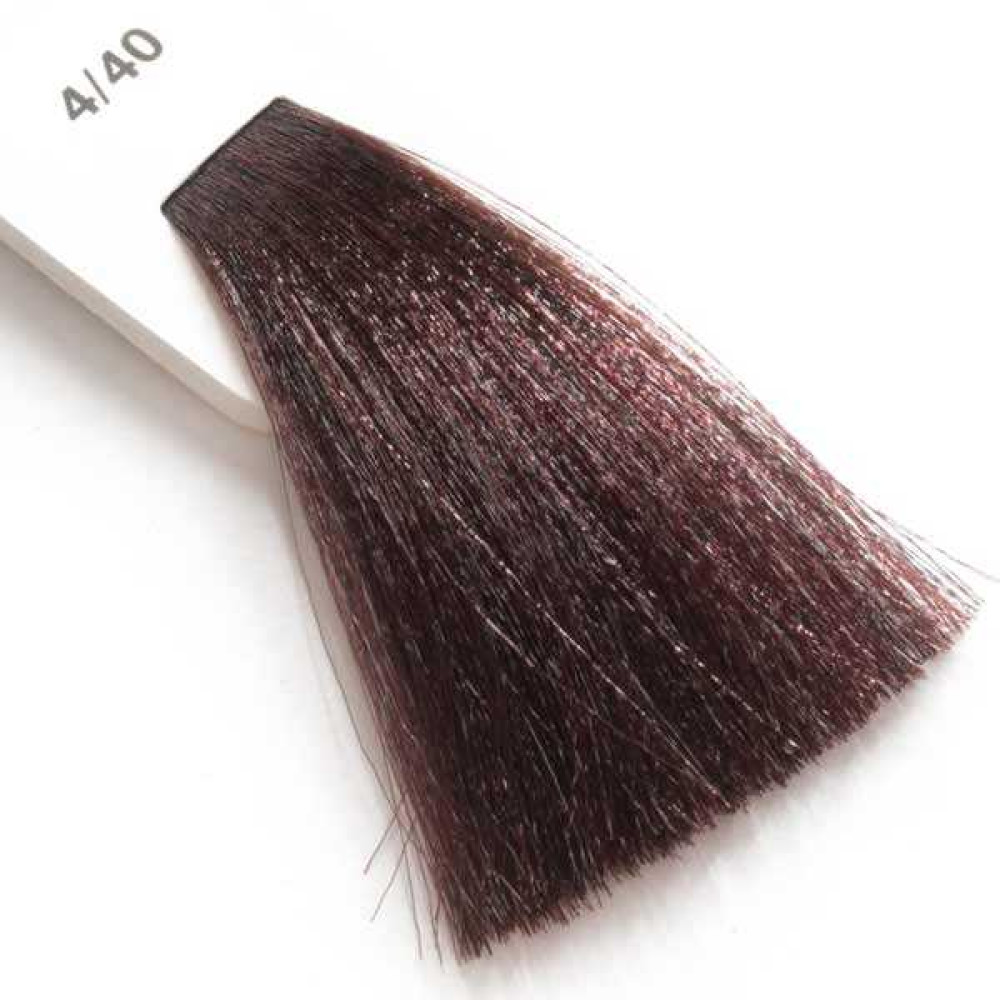 Крем-краска для волос Lisap LK Creamcolor OPC 4/40, шатен махагоновый натуральный, 100 мл