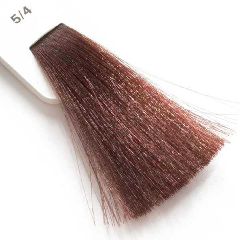 Крем-краска для волос Lisap LK Creamcolor OPC 5/4, светлый шатен махагоновый, 100 мл