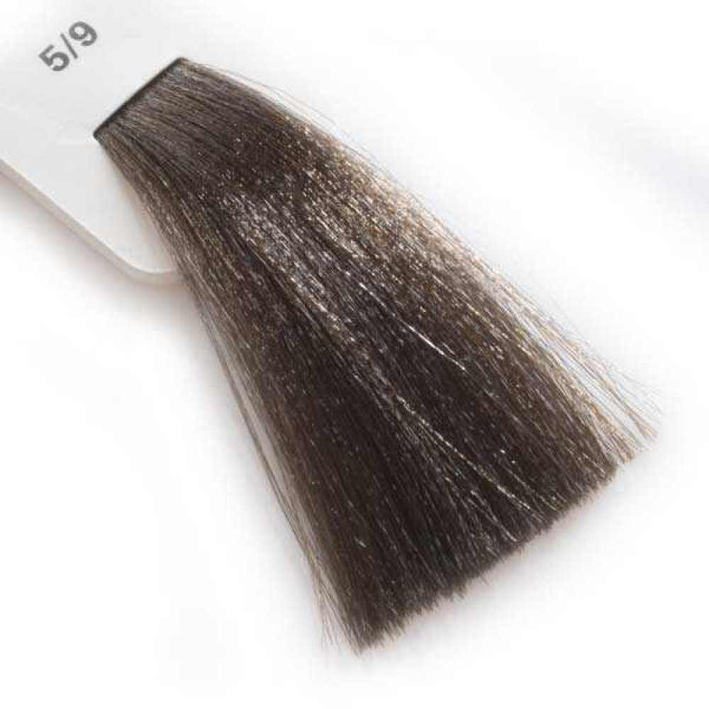 Крем-краска для волос Lisap LK Creamcolor OPC 5/9. светлый шатен коричневый холодный. 100 мл