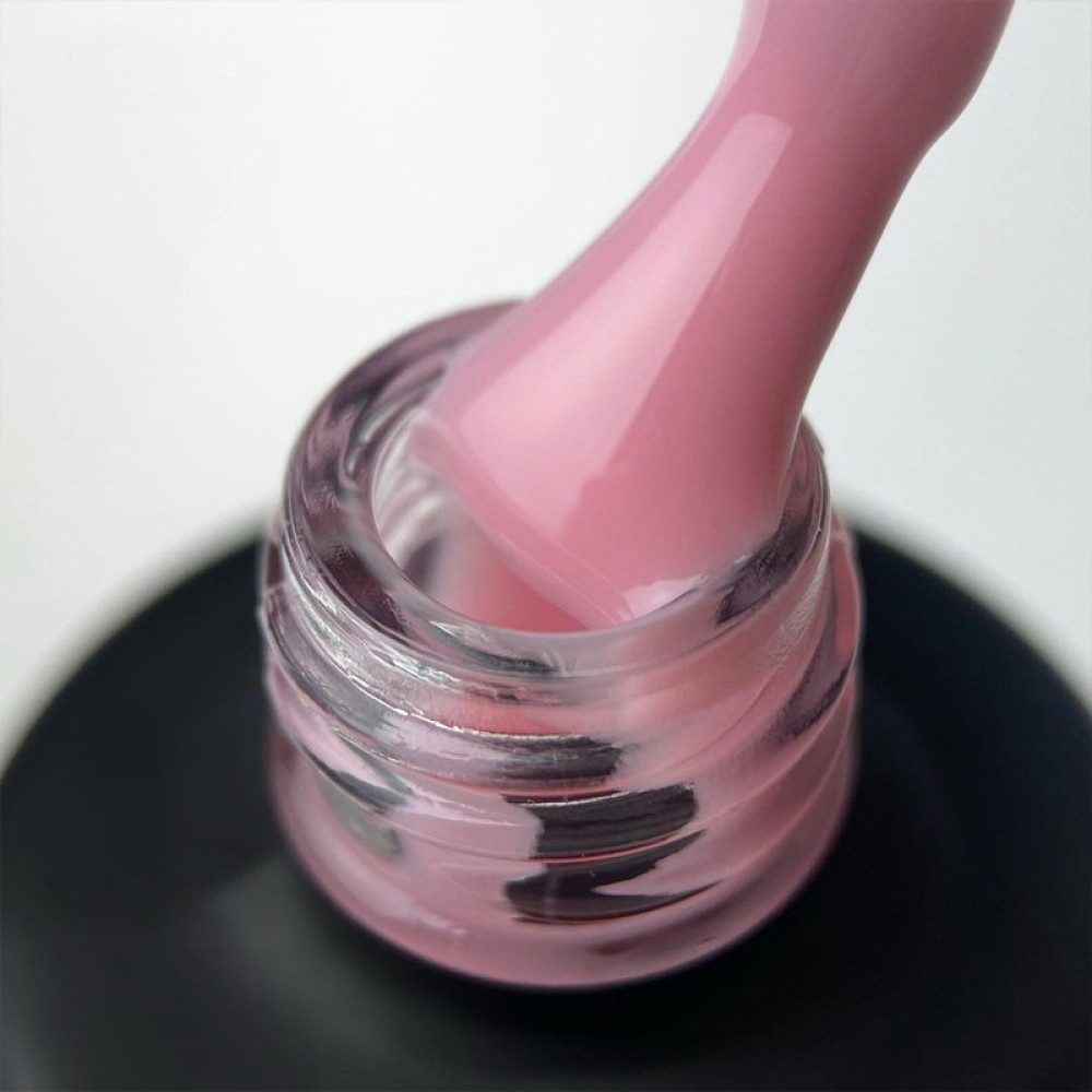 База камуфлирующая для гель-лака Nails Molekula Base Coat Rubber Nude Hued, розовая, 12 мл