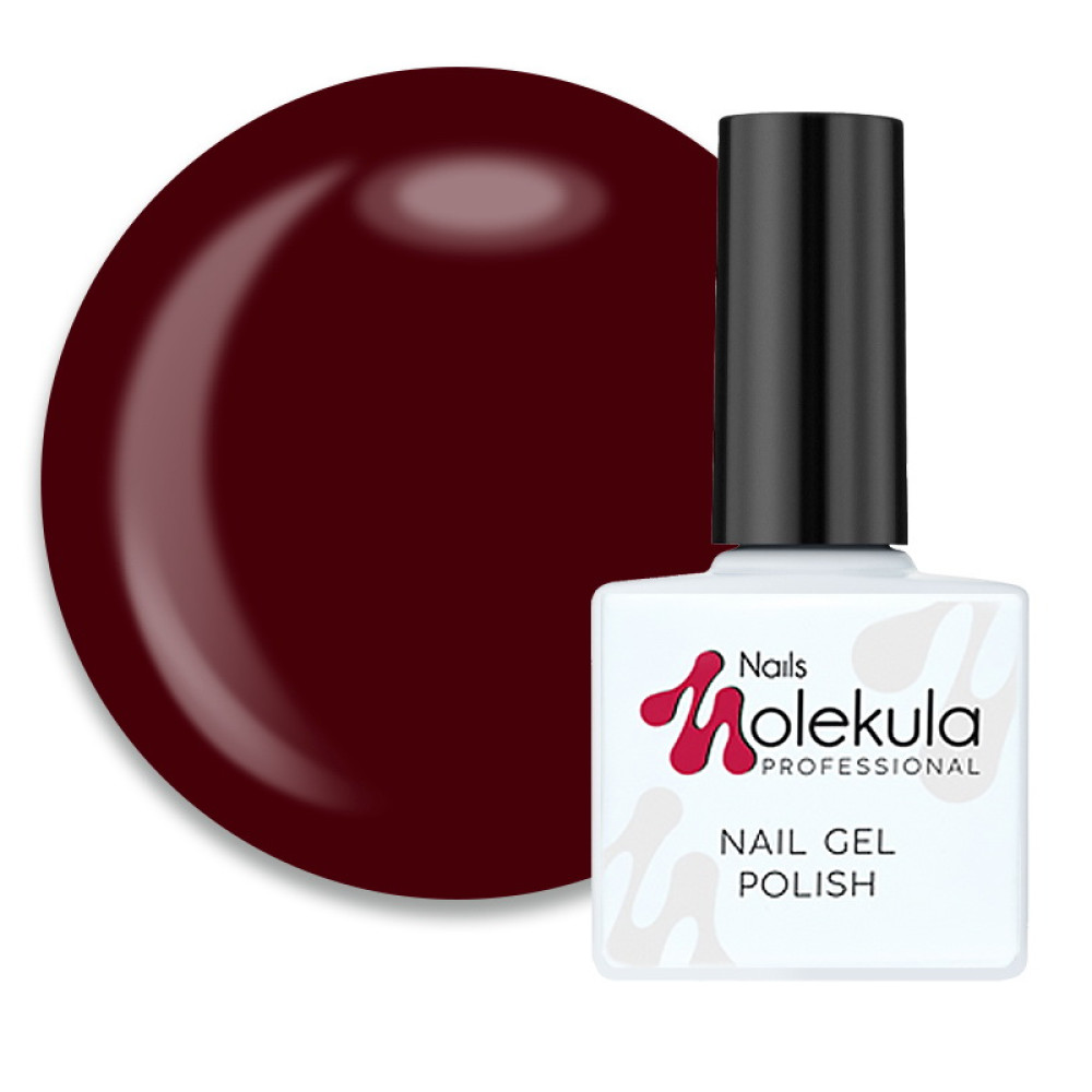 Гель-лак Nails Molekula 103 темно-бордовый. 11 мл