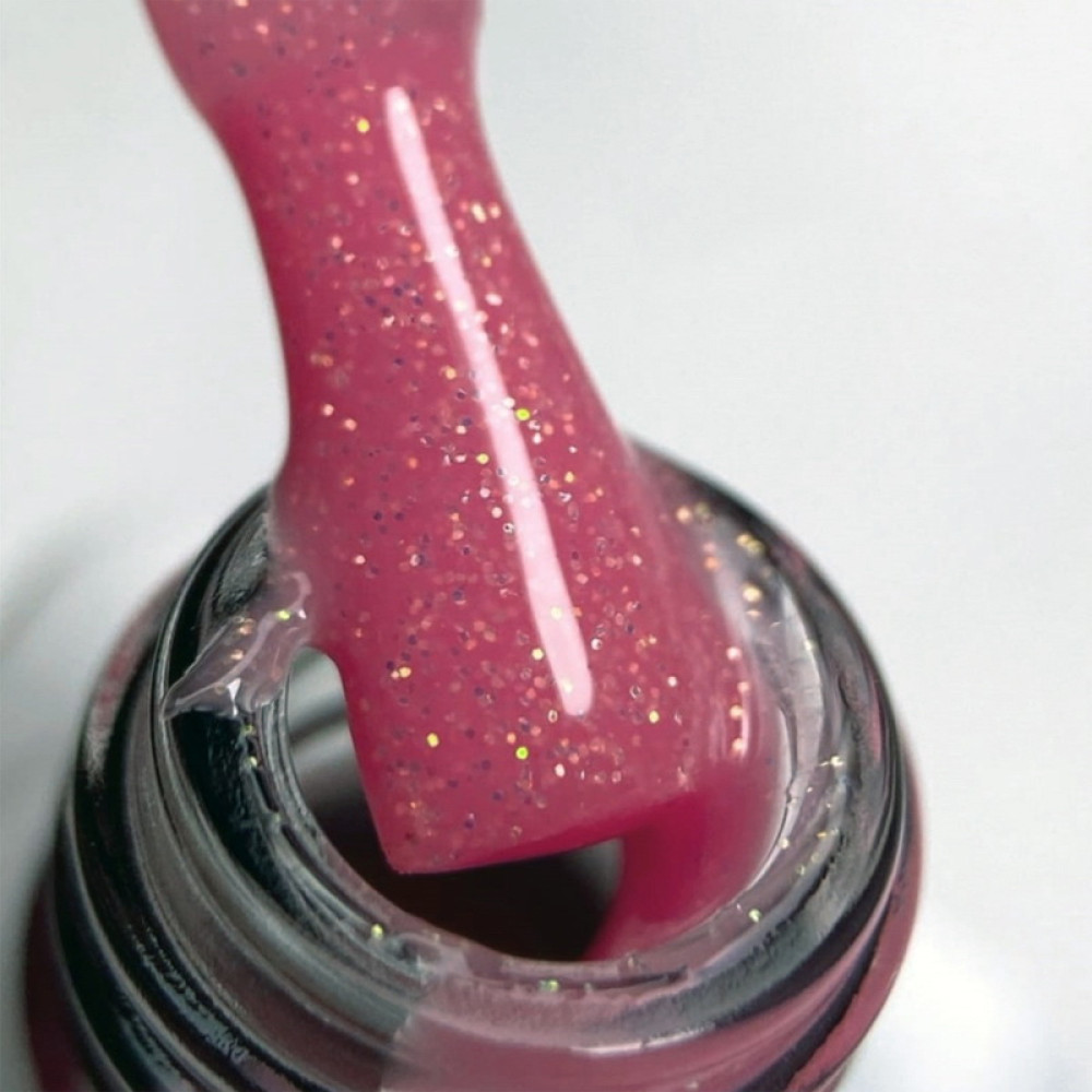 Гель-лак Nails Molekula Insta I05 розовая фуксия со сверкающими шиммерами. 6 мл