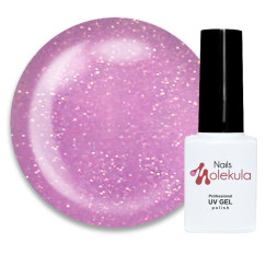 Гель-лак Nails Molekula Insta I06 лилово-фиолетовый со сверкающими шиммерами. 6 мл
