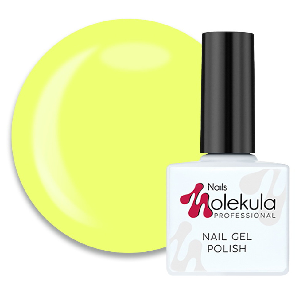 Гель-лак Nails Molekula 095 лимонный неон. 11 мл