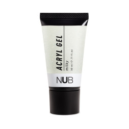 Акрил-гель NUB Acryl Gel 06 Milky. молочний з шимером. 30 мл
