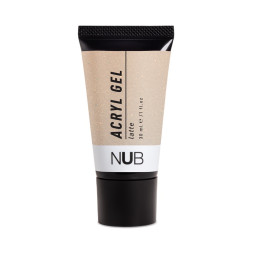 Акрил-гель NUB Acryl Gel 08 Latte. латте з шимером. 30 мл