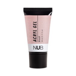 Акрил-гель NUB Acryl Gel 10 Blush. рожева пудра з шимером. 30 мл