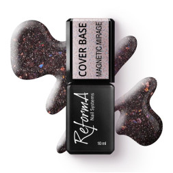 База камуфлирующая ReformA Cover Base Lustrous Night 942246 Magnetic Mirage светоотражающая с блестками и слюдой теплый серый 10 м