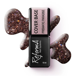 База камуфлирующая ReformA Cover Base Lustrous Night 942240 Prismatic Paradise светоотражающая с блестками и слюдой коричневый 10