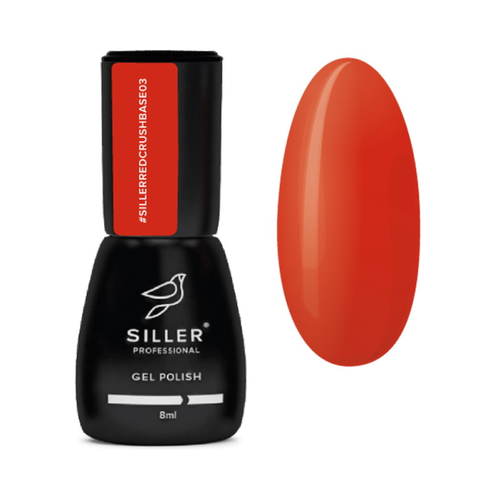 База камуфлююча Siller Professional Red Crush Base 003. ягідний червоний 8 мл