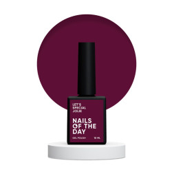 Гель-лак Nails Of The Day Lets Special Red Collection Jolie марсала. 10 мл