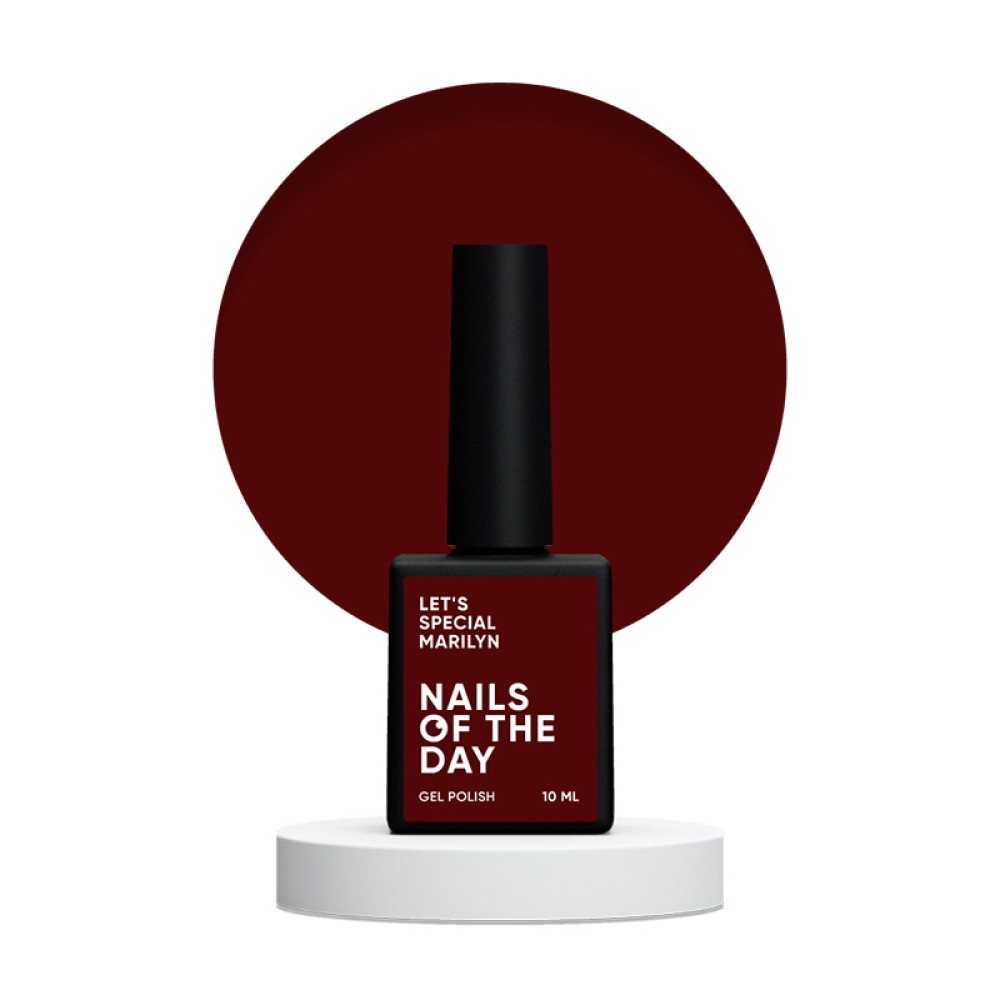 Гель-лак Nails Of The Day Lets Special Red Collection Marilyn запечена кров. 10 мл