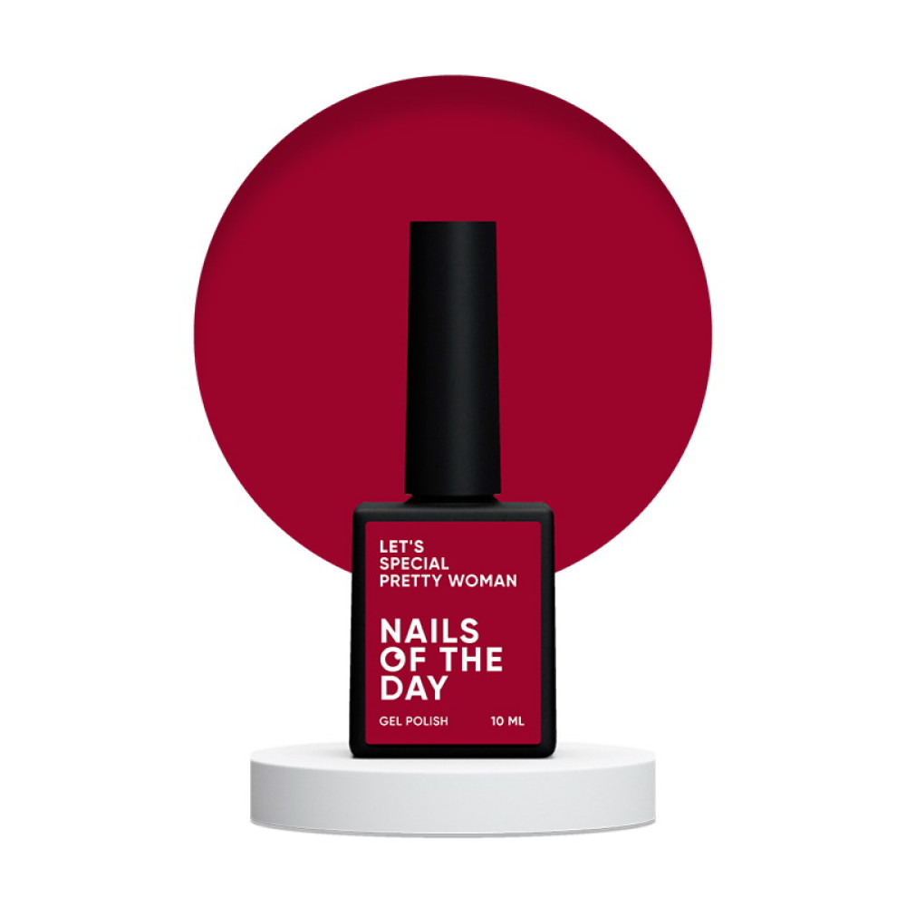 Гель-лак Nails Of The Day Lets Special Red Collection Pretty Woman малиновий. 10 мл