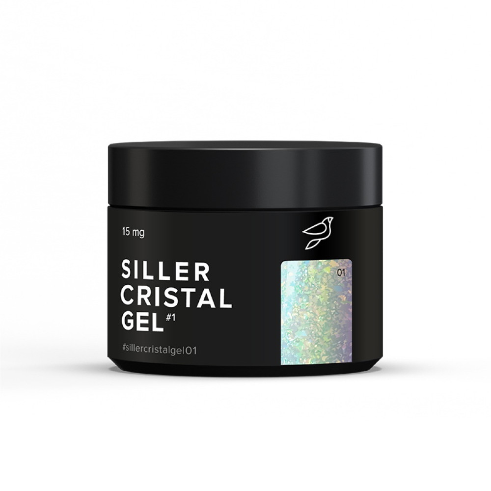 Гель Siller Professional Crystal Gel 001 в баночці. 15 мл