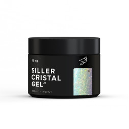 Гель Siller Professional Crystal Gel 001 в баночці. 15 мл
