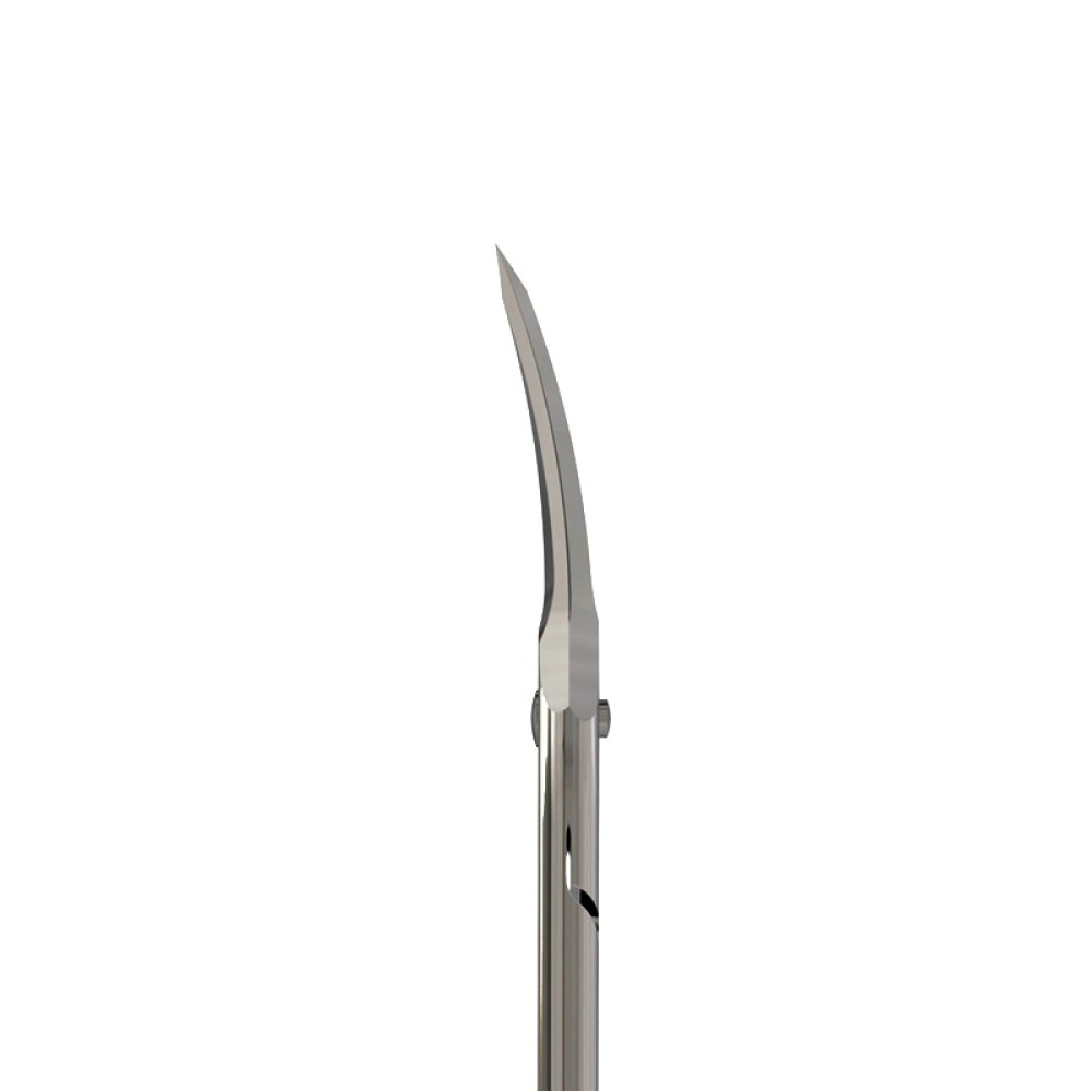 Ножницы для кутикулы Staleks PRO Uniq Asymmetric 20 Type 4. профессиональные. изогнутые лезвия 25 мм