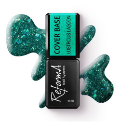 База камуфлирующая ReformA Cover Base Lustrous Night 942237 Lustrous Lagoon светоотражающая с блестками и слюдой зеленый 10 мл