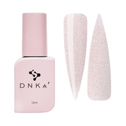 Жидкий гель DNKa Liquid Acrygel 0004 Champagne для укрепления ногтей розовое шампанское с шиммером 12 мл