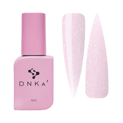 Жидкий гель DNKa Liquid Acrygel 0005 Marzipan для укрепления ногтей холодный нежно-розовый с шиммером 12 мл