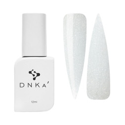 Жидкий гель DNKa Liquid Acrygel 0007 Milky Way для укрепления ногтей молочный с шиммером 12 мл