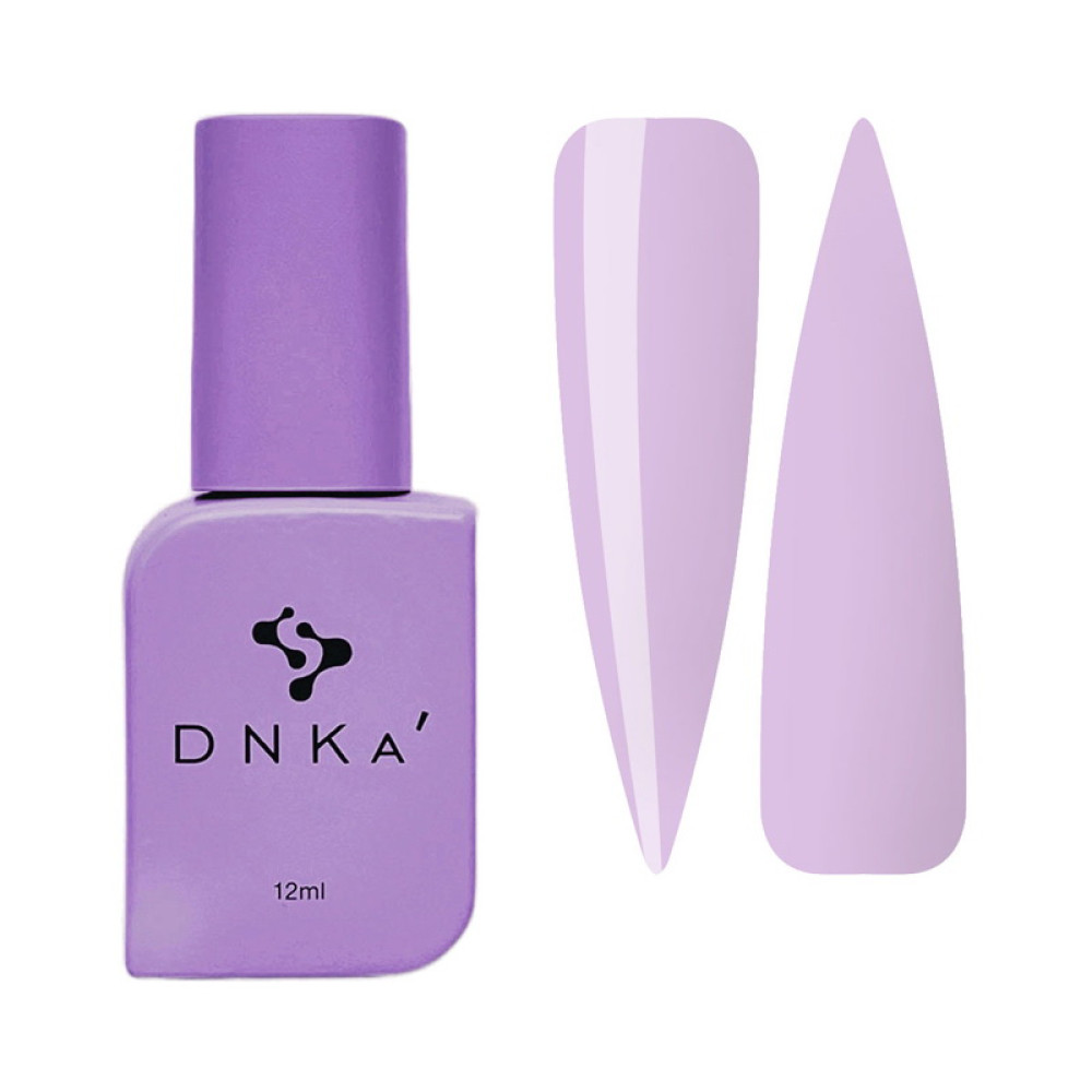Жидкий гель DNKa Liquid Acrygel 0010 Blueberry для укрепления ногтей нежный сиреневый 12 мл