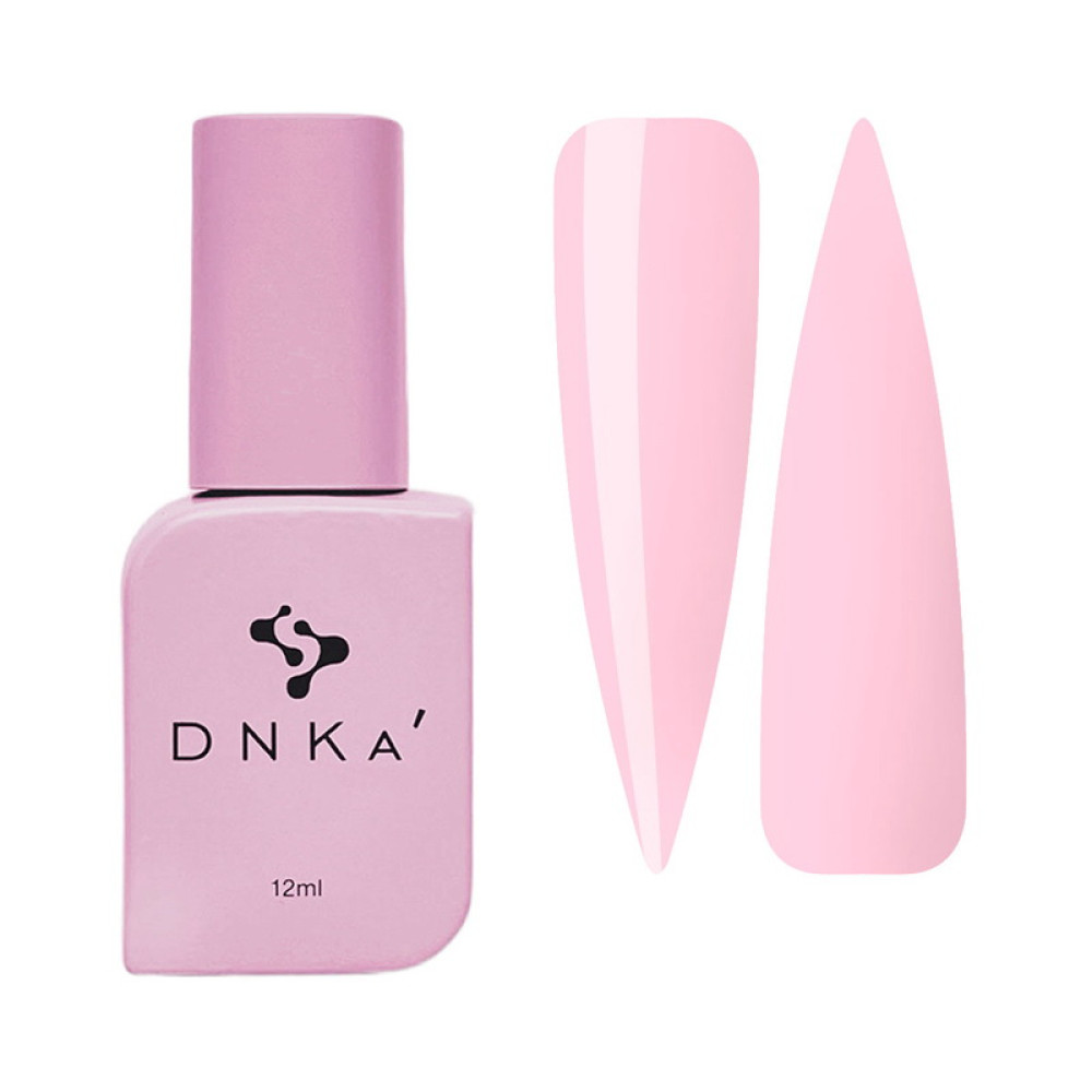 Жидкий гель DNKa Liquid Acrygel 0016 Meringue для укрепления ногтей. розовая меренга 12 мл