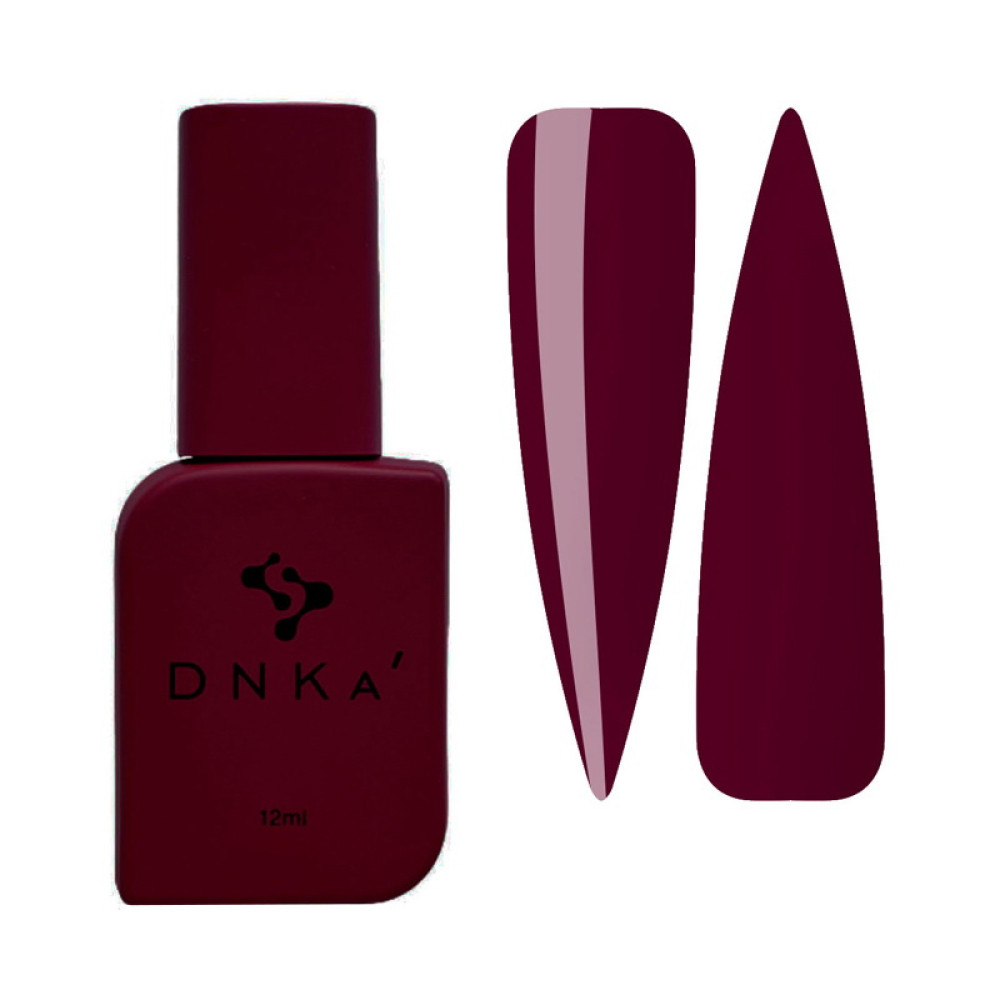 Жидкий гель DNKa Liquid Acrygel 0027 Drunk Cherry для укрепления ногтей. вишнево-бордовый 12 мл