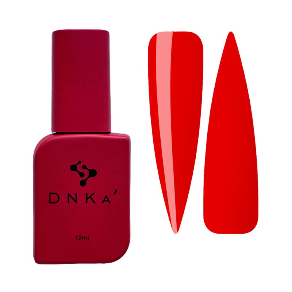 Жидкий гель DNKa Liquid Acrygel 0030 Red Velvet для укрепления ногтей. красный вельвет 12 мл