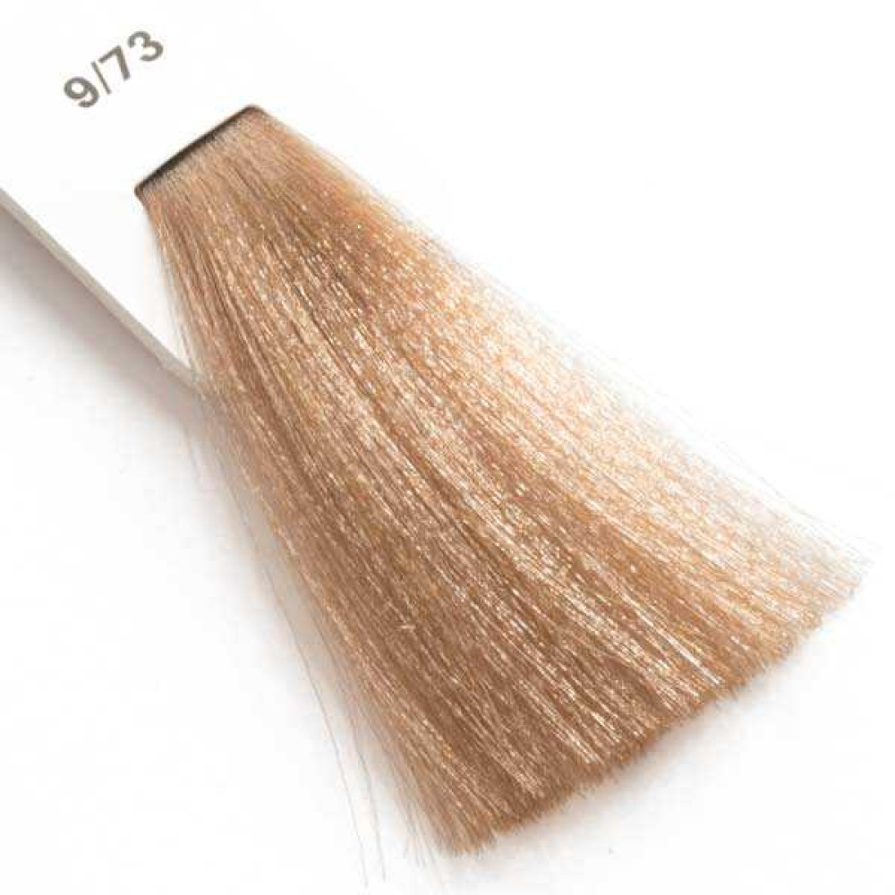 Крем-краска для волос Lisap LK Creamcolor OPC 9/73, очень светлый блондин бежево-золотистый, 100 мл