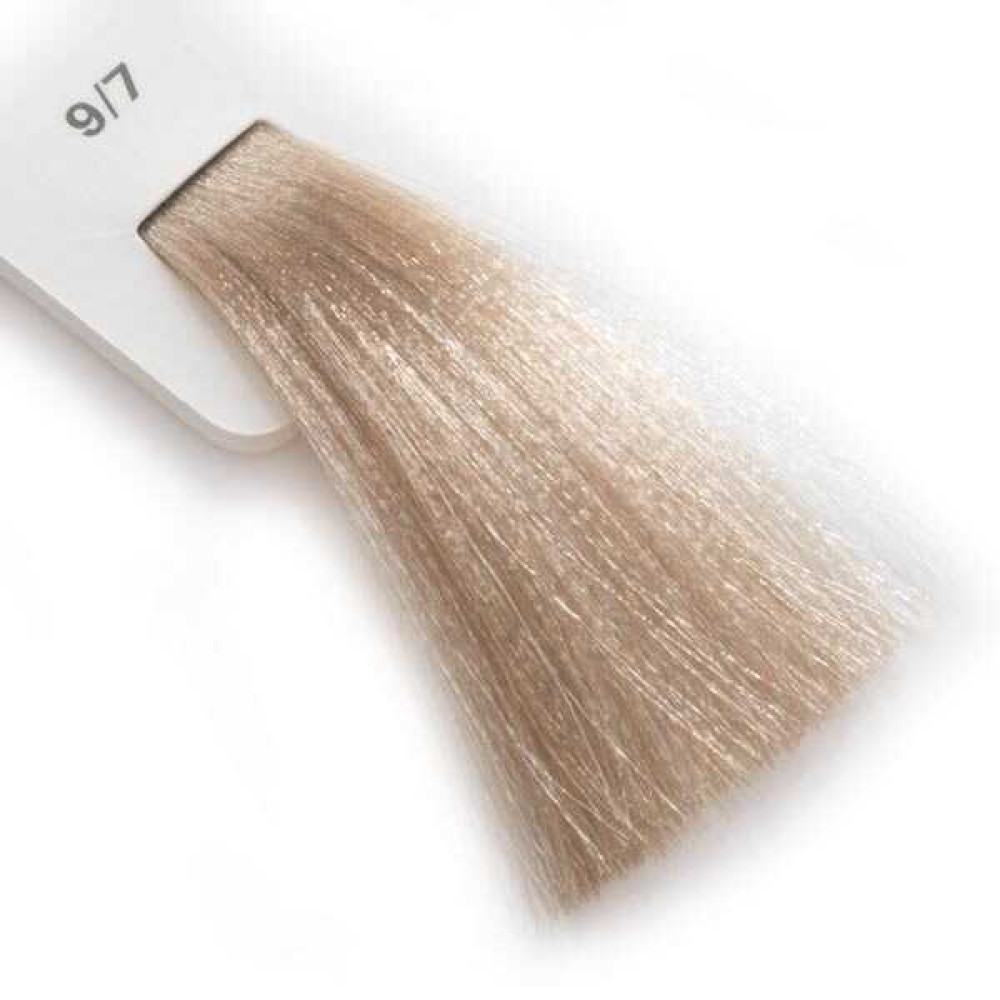 Крем-краска для волос Lisap LK Creamcolor OPC 9/7, очень светлый блондин бежевый, 100 мл