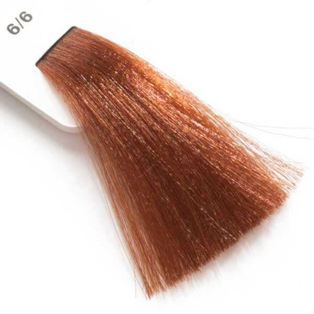Крем-краска для волос Lisap LK Creamcolor OPC 6/6, темный блондин медный, 100 мл