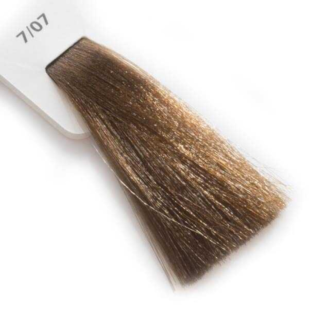 Крем-краска для волос Lisap LK Creamcolor OPC 7/07. блондин натуральный бежевый. 100 мл
