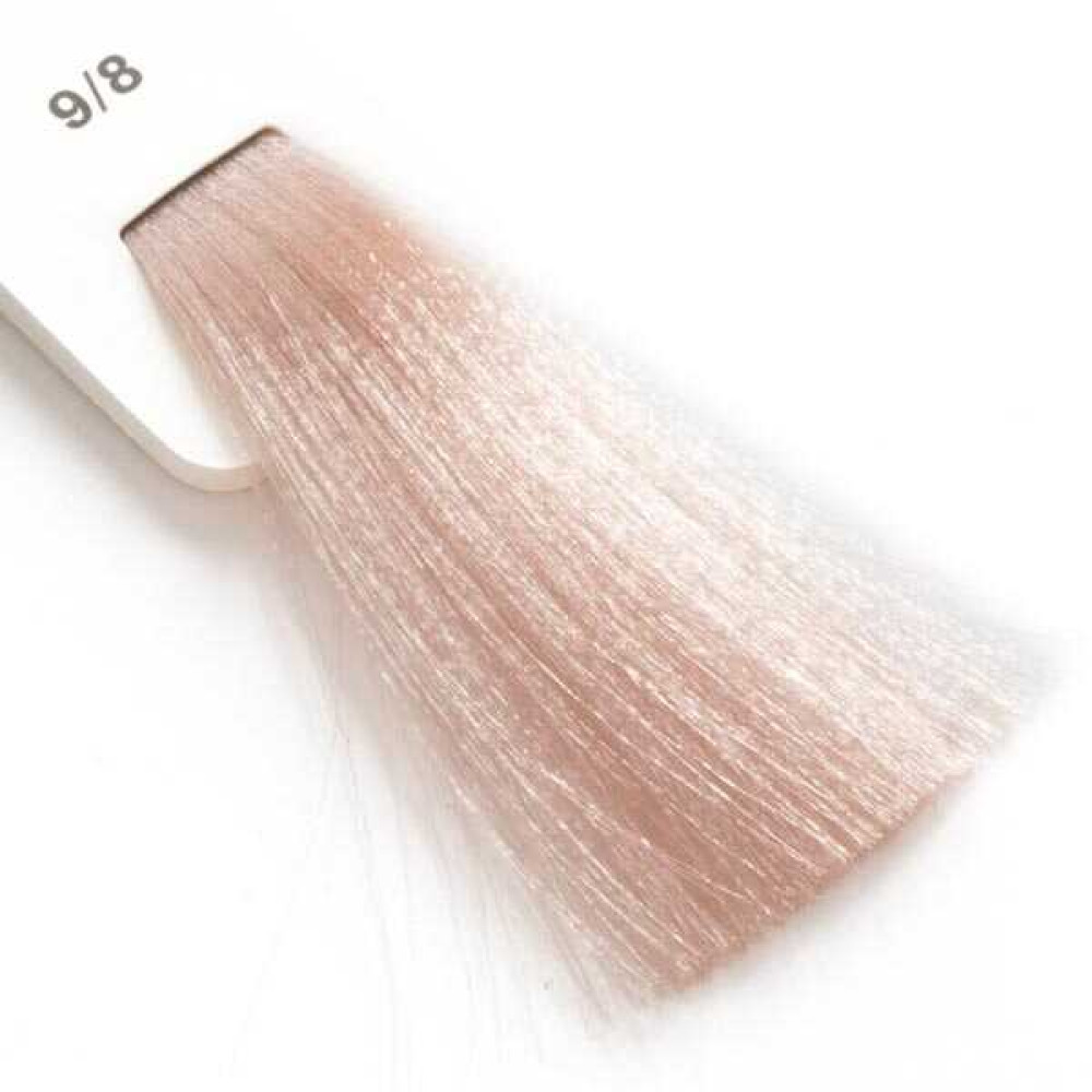 Крем-краска для волос Lisap LK Creamcolor OPC 9/8. очень светлый блондин фиолетовый. 100 мл