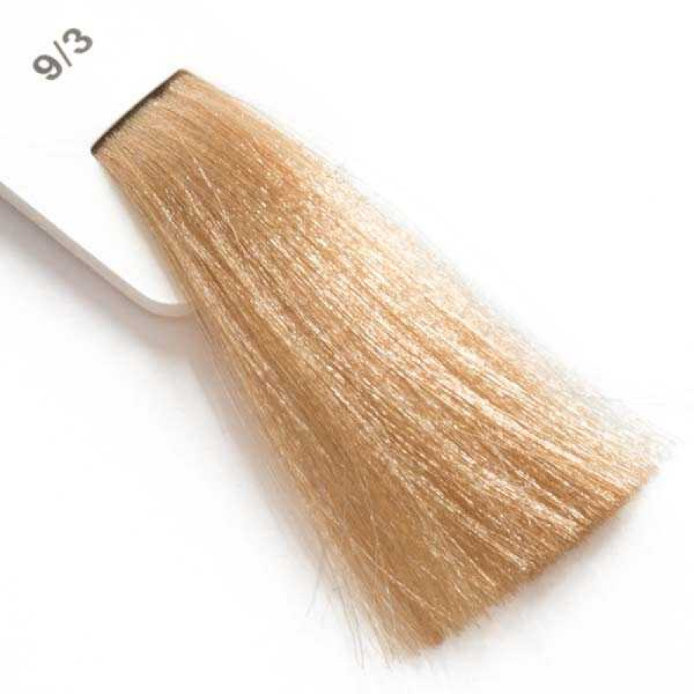 Крем-краска для волос Lisap LK Creamcolor OPC 9/3. очень светлый блондин золотистый. 100 мл
